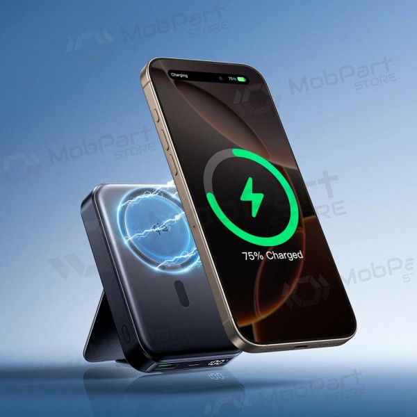 Bateria externa Power Bank Joyroom JR-PBM11 22.5W Qi2 Magnetic Wireless 10000mAh preto Bateria externa Power Bank Joyroom JR-PBM11 22.5W Qi2 Magnetic Wireless 10000mAh preto