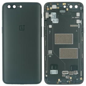 OnePlus 5 tampa traseira da bateria cinza (Slate Gray) (usado grade C, original)