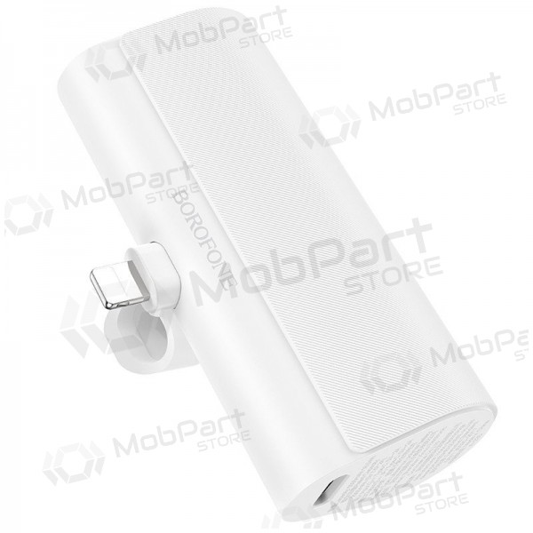 Bateria externa Power Bank Borofone BJ35 Lightning 5000mAh branco Bateria externa Power Bank Borofone BJ35 Lightning 5000mAh branco