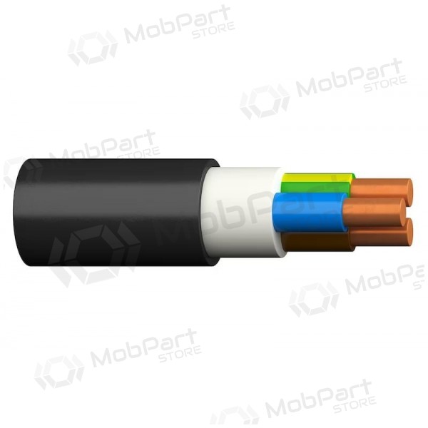 Cabo de força Prysmian Group XPK-HF C Pro 5x25 mm² de cobre XLPE CPR Cca 0.6/1 kV monolítico