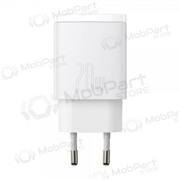 Carregador Baseus USB + Type-C 20W CCXJ-B02 (branco)