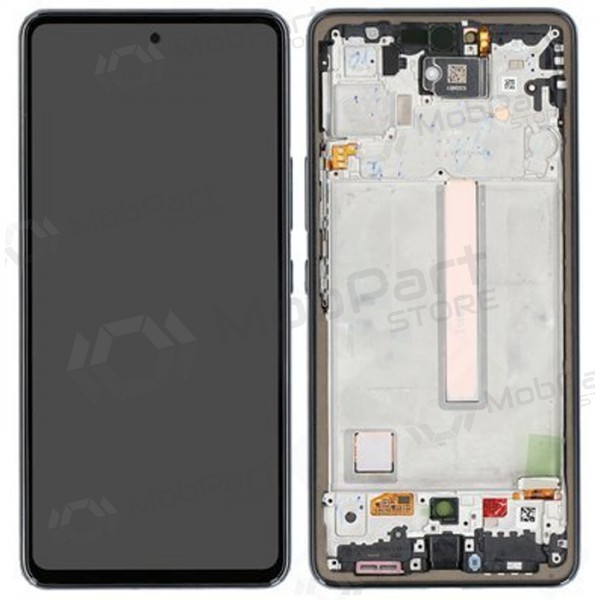 Samsung Galaxy A53 5G ecrã (preto) (com moldura) (original) Samsung Galaxy A53 5G ecrã (preto) (com moldura) (original)