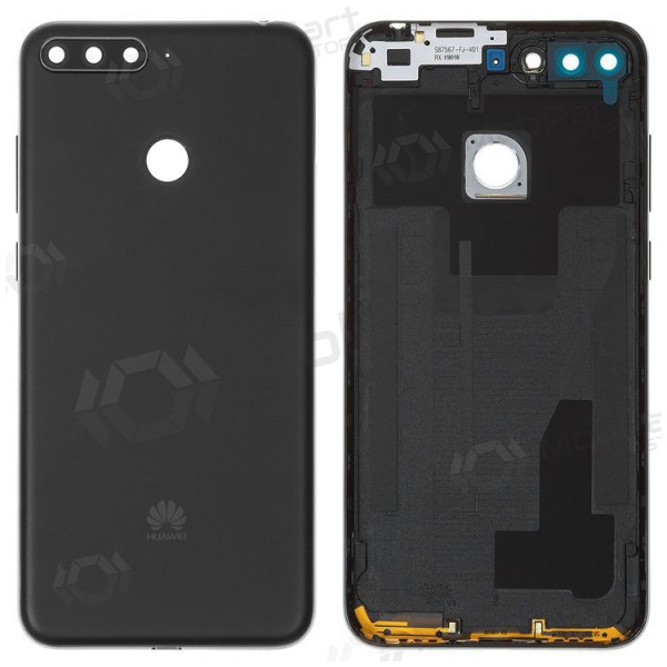 Huawei Y6 Prime 2018 tampa traseira da bateria (preto) (usado grade C, original) Huawei Y6 Prime 2018 tampa traseira da bateria (preto) (usado grade C, original)