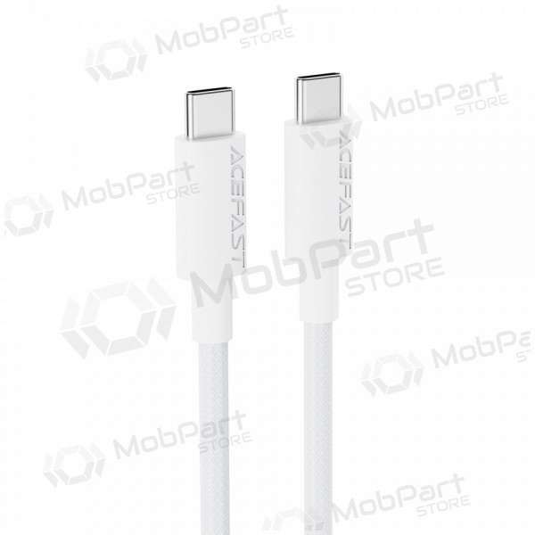 USB cabo Acefast C18-03 60W USB-C to USB-C 1.2m branco