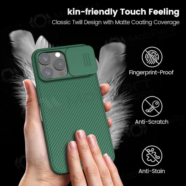 Apple iPhone 14 Pro Max capa „Nillkin CamShield Pro“ (verde)