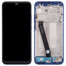 Xiaomi Redmi 7 ecrã (azul) (com moldura) (original)