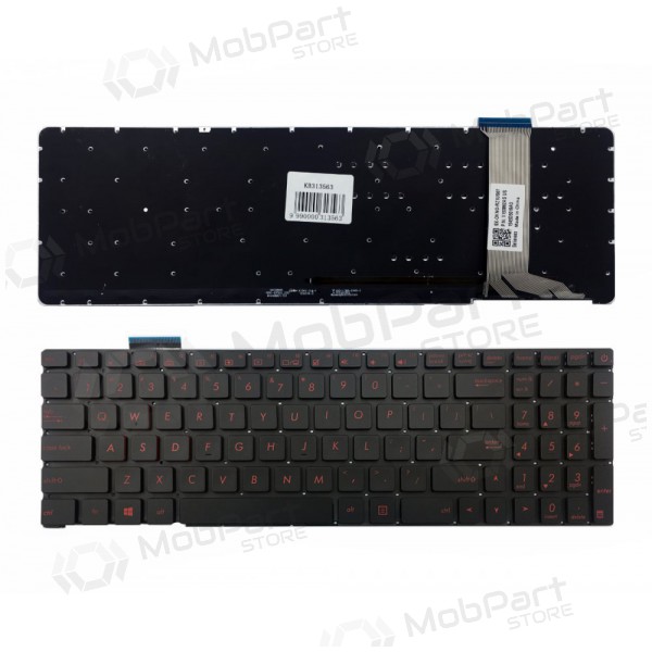 ASUS: G551, G551J, G552 teclado (com iluminação) ASUS: G551, G551J, G552 teclado (com iluminação)
