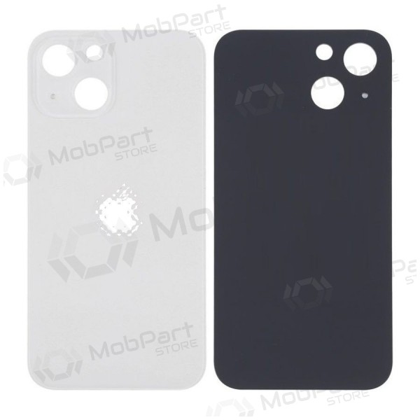 Apple iPhone 13 mini tampa traseira da bateria (Starlight) (bigger hole for camera) Apple iPhone 13 mini tampa traseira da bateria (Starlight) (bigger hole for camera)