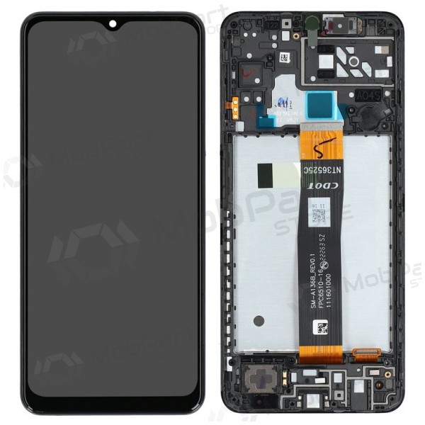 Samsung Galaxy A04s ecrã (preto) (com moldura) (original) Samsung Galaxy A04s ecrã (preto) (com moldura) (original)