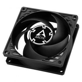 ARCTIC P8 PWM PST ventilador de quadro, 4-pin, 80mm, preto