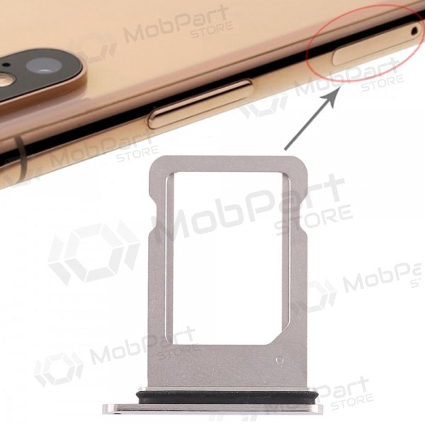 Apple iPhone XS SIM titular do cartão (prata)