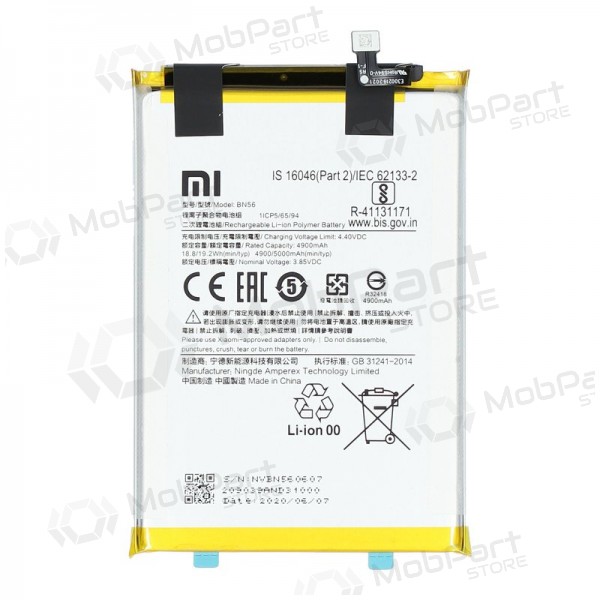 Xiaomi Redmi 9A / Redmi 9C bateria, akumuliatorius (BN56) (original) Xiaomi Redmi 9A / Redmi 9C bateria, akumuliatorius (BN56) (original)