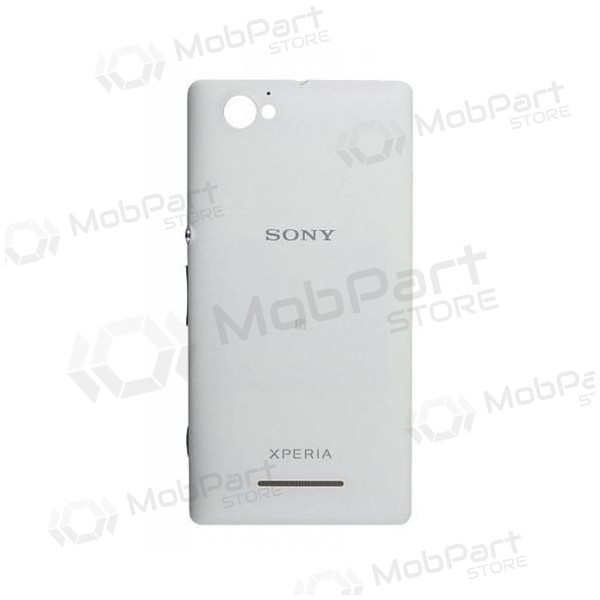 Sony Xperia M tampa traseira da bateria (branco) (usado grade A, original) Sony Xperia M tampa traseira da bateria (branco) (usado grade A, original)