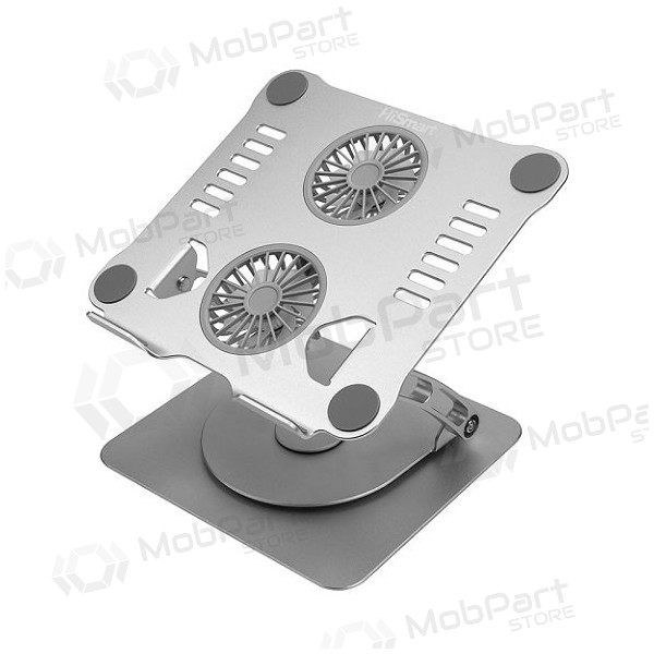 Planšetinio kompiuterio aušinimo stovas HISMART, su 2 ventiliatoriais Planšetinio kompiuterio aušinimo stovas HISMART, su 2 ventiliatoriais