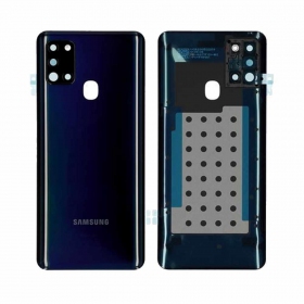 Samsung A217 Galaxy A21s 2020 tampa traseira da bateria (preto) (usado grade B, original)