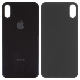 Apple iPhone XS tampa traseira da bateria cinza (space grey) (bigger hole for camera)