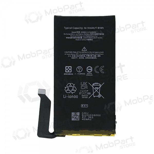 Google Pixel 6 bateria, akumuliatorius