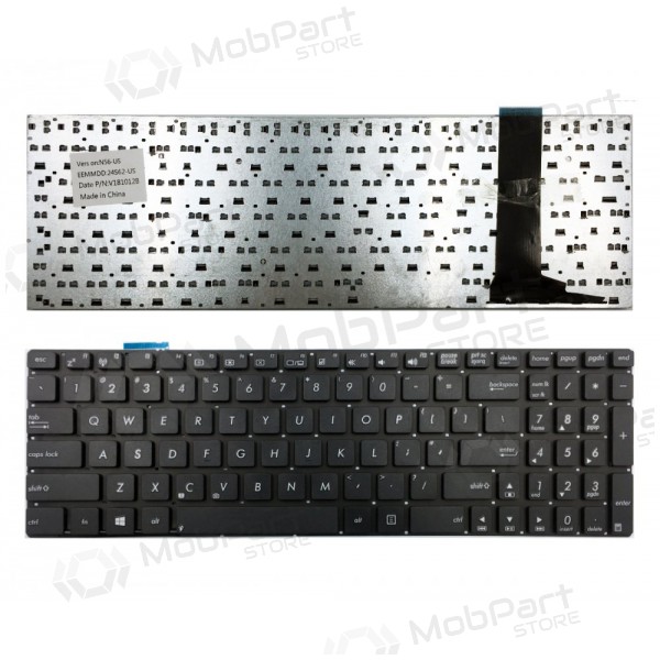 ASUS: N56VB, N56J, N56JN teclado ASUS: N56VB, N56J, N56JN teclado