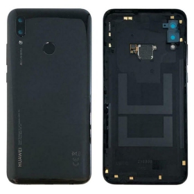 Huawei P Smart 2019 tampa traseira da bateria (preto) (usado grade C, original)