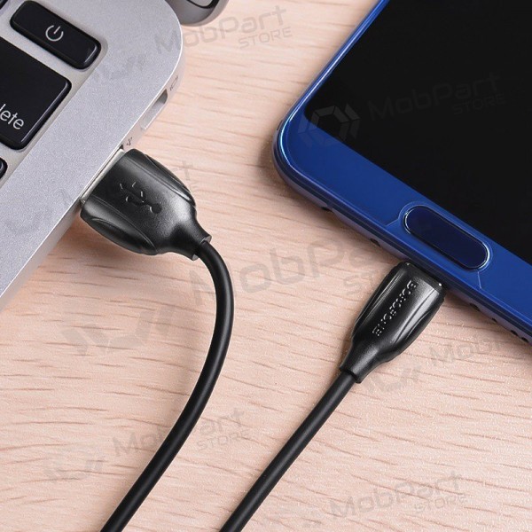 USB cabo Borofone BX19 USB-A to USB-C 1.0m preto