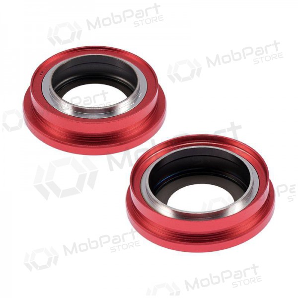 iPhone 14 / 14 Plus lente vidro da câmera (2unidade) (vermelho) (com moldura) iPhone 14 / 14 Plus lente vidro da câmera (2unidade) (vermelho) (com moldura)
