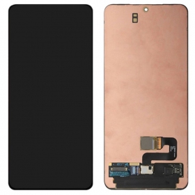 Ekranas Samsung G991 S21 5G su lietimui jautriu stikliuku (NO FRAME) original (service pack)