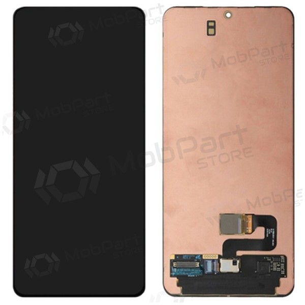 Ekranas Samsung G991 S21 5G su lietimui jautriu stikliuku (NO FRAME) original (service pack)