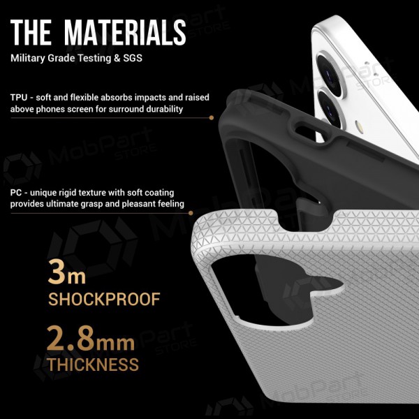 Capa Perfectionists Triangle Case Samsung S918 S23 Ultra 5G prata