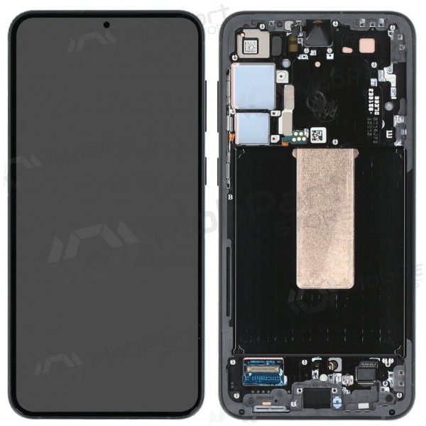 Ekranas Samsung S916 S23+ 5G su lietimui jautriu stikliuku e rėmeliu Graphite original (service pack)