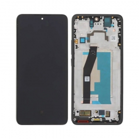 Ekranas Xiaomi 14T 5G/14T Pro 5G su lietimui jautriu stikliuku e rėmeliu Titan Black OLED