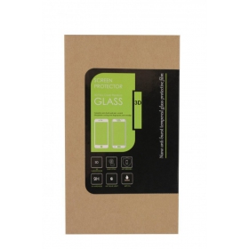 Samsung G985 Galaxy S20 Plus lenktas preto protetor de tela de vidro temperado 