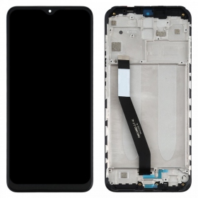 Xiaomi Redmi 9 ecrã (preto) (com moldura) (original)