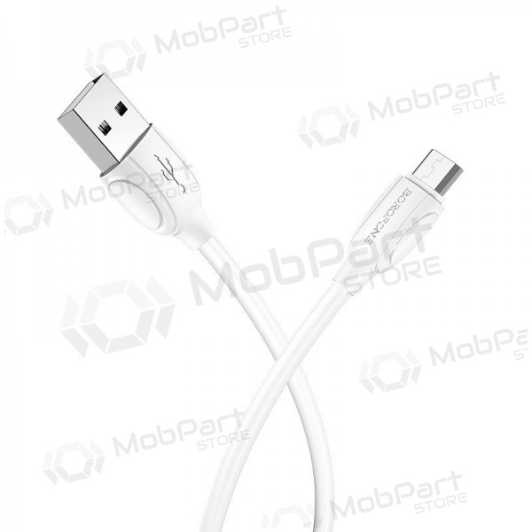 USB cabo Borofone BX19 USB-A to MicroUSB 1.0m branco