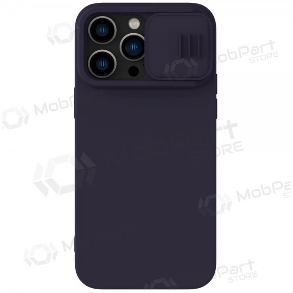 Apple iPhone 15 Pro capa „Nillkin Silicone“ (tamsiai roxo)