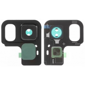 Samsung A530F Galaxy A8 2018 lente vidro da câmera (preto)