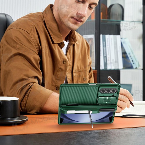 Samsung  Galaxy Z Fold4 capa „Nillkin CamShield Pro“ (verde)