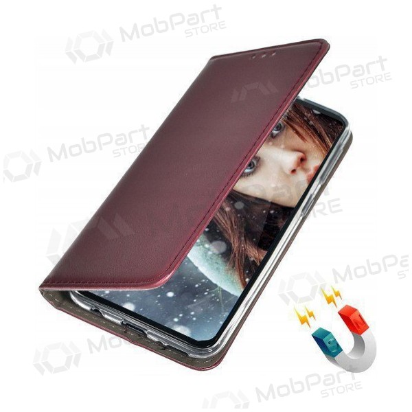 Xiaomi Redmi A5, Poco C71 (173,45x79,35x8,45) capa - Smart Magnetic (bordô)