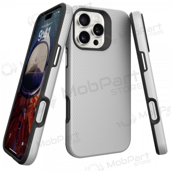 Capa Perfectionists Triangle Mag Case Apple iPhone 15 Pro Max prata