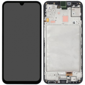 Samsung Galaxy A15 4G / A15 5G ecrã (preto) (com moldura) (original)