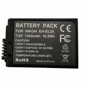 NIKON EN-EL25 1350mAh foto bateria / acumulador