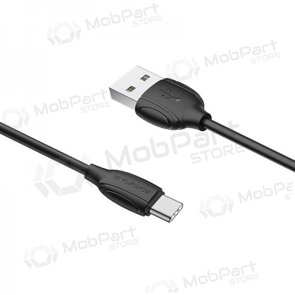 USB cabo Borofone BX19 USB-A to USB-C 1.0m preto