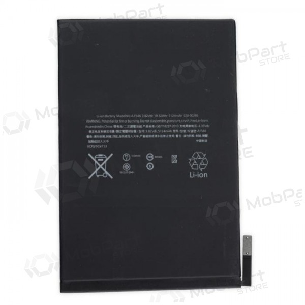 Apple iPad mini 4 A1546 bateria / acumulador (5124mAh) Apple iPad mini 4 A1546 bateria / acumulador (5124mAh)