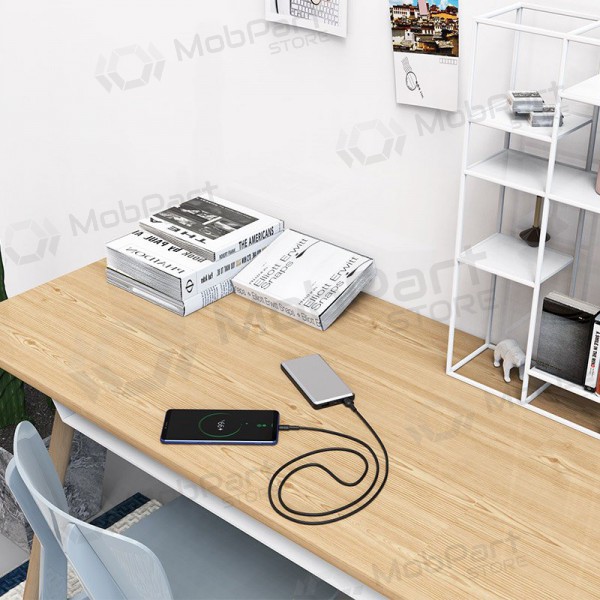 USB cabo Borofone BX30 Type-C 1.0m (preto)