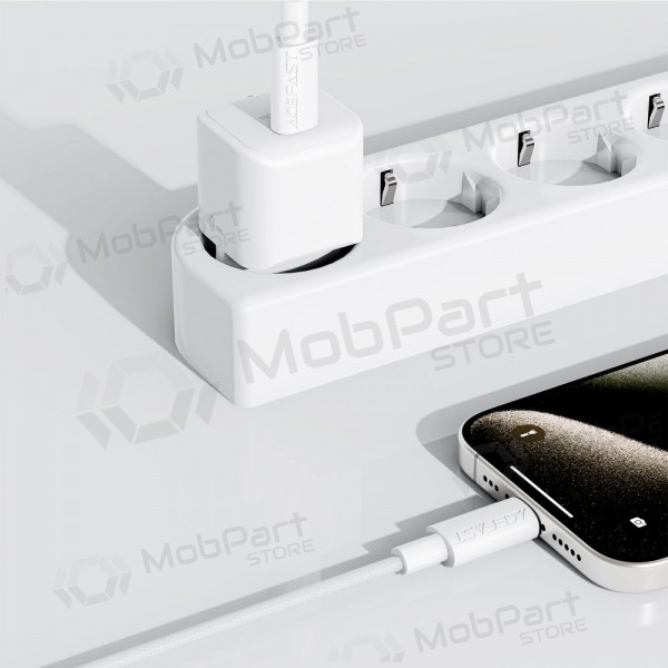 USB cabo Acefast C18-03 60W USB-C to USB-C 1.2m branco