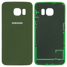 Samsung G925F Galaxy S6 Edge tampa traseira da bateria (Green Emerald) (service pack) (original)
