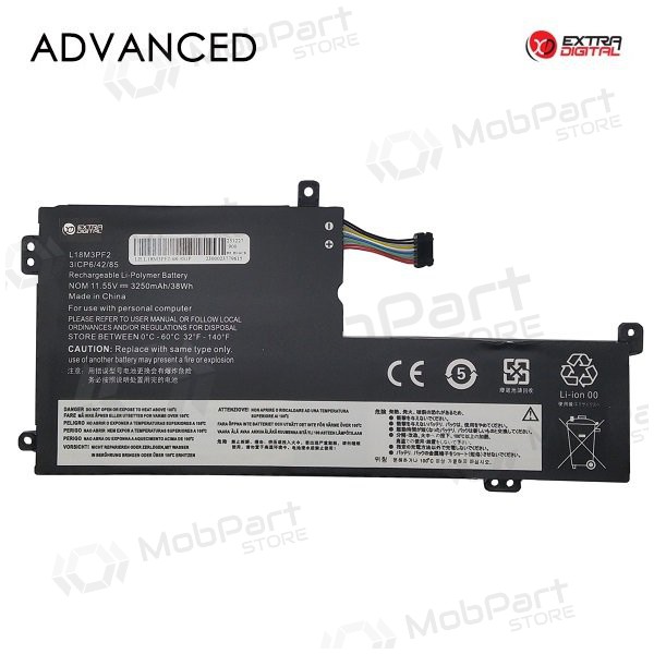 LENOVO L18M3PF2, 3250mAh bateria do portátil, Advanced LENOVO L18M3PF2, 3250mAh bateria do portátil, Advanced