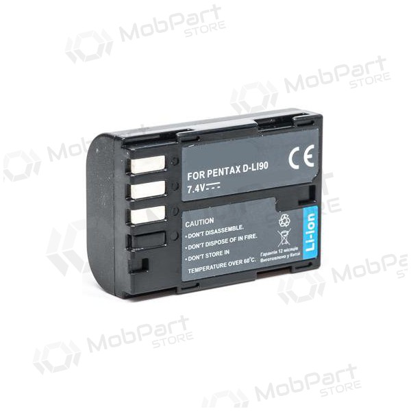 Pentax D-Li90 foto bateria / acumulador Pentax D-Li90 foto bateria / acumulador