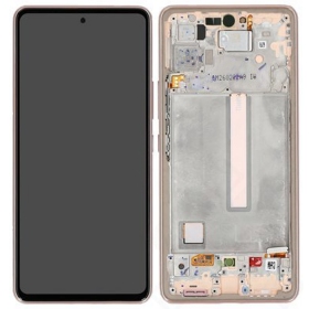 Samsung Galaxy A53 5G ecrã (Awesome Peach) (com moldura) (original)