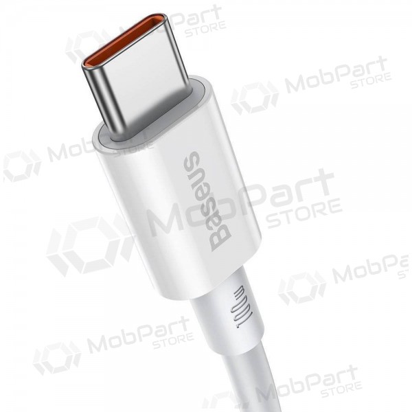 Cabo Baseus Superior Type-C - Type-C 100W 1.0m (branco) CATYS-B02
