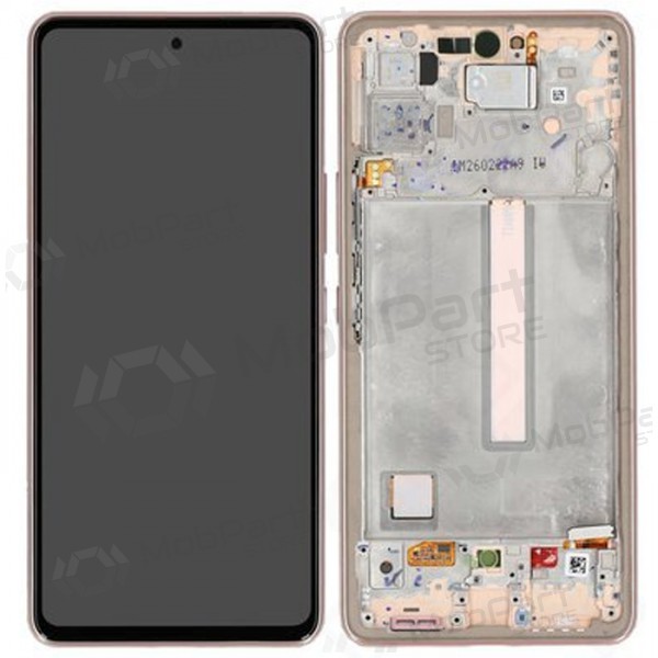 Samsung Galaxy A53 5G ecrã (Awesome Peach) (com moldura) (original) Samsung Galaxy A53 5G ecrã (Awesome Peach) (com moldura) (original)